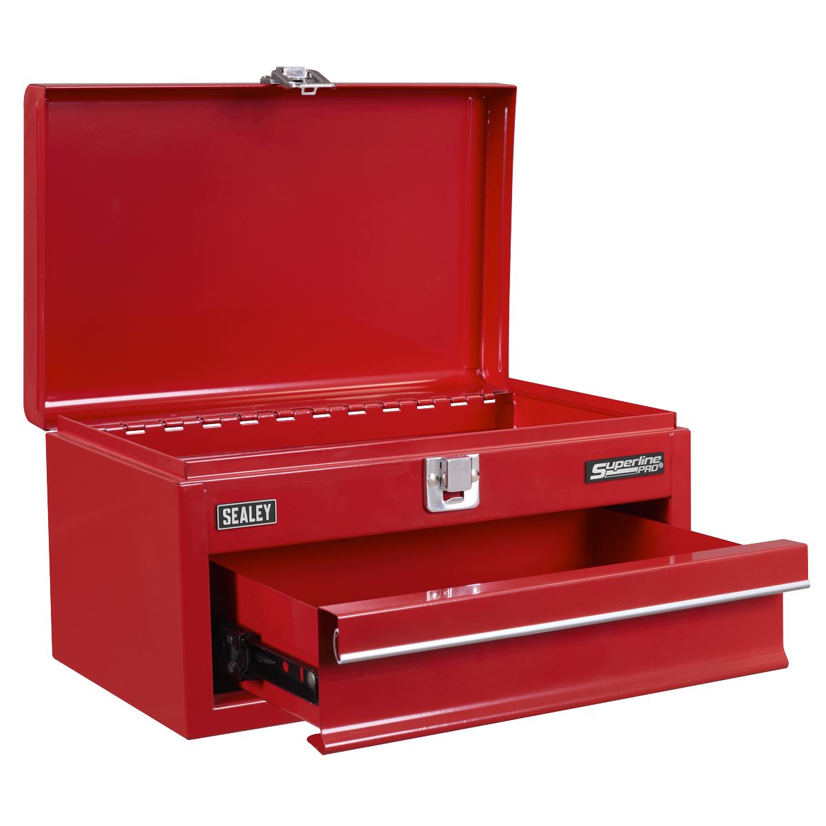 Sealey Superline Pro 1 Drawer Mini Toolbox Red  White Rose Tools
