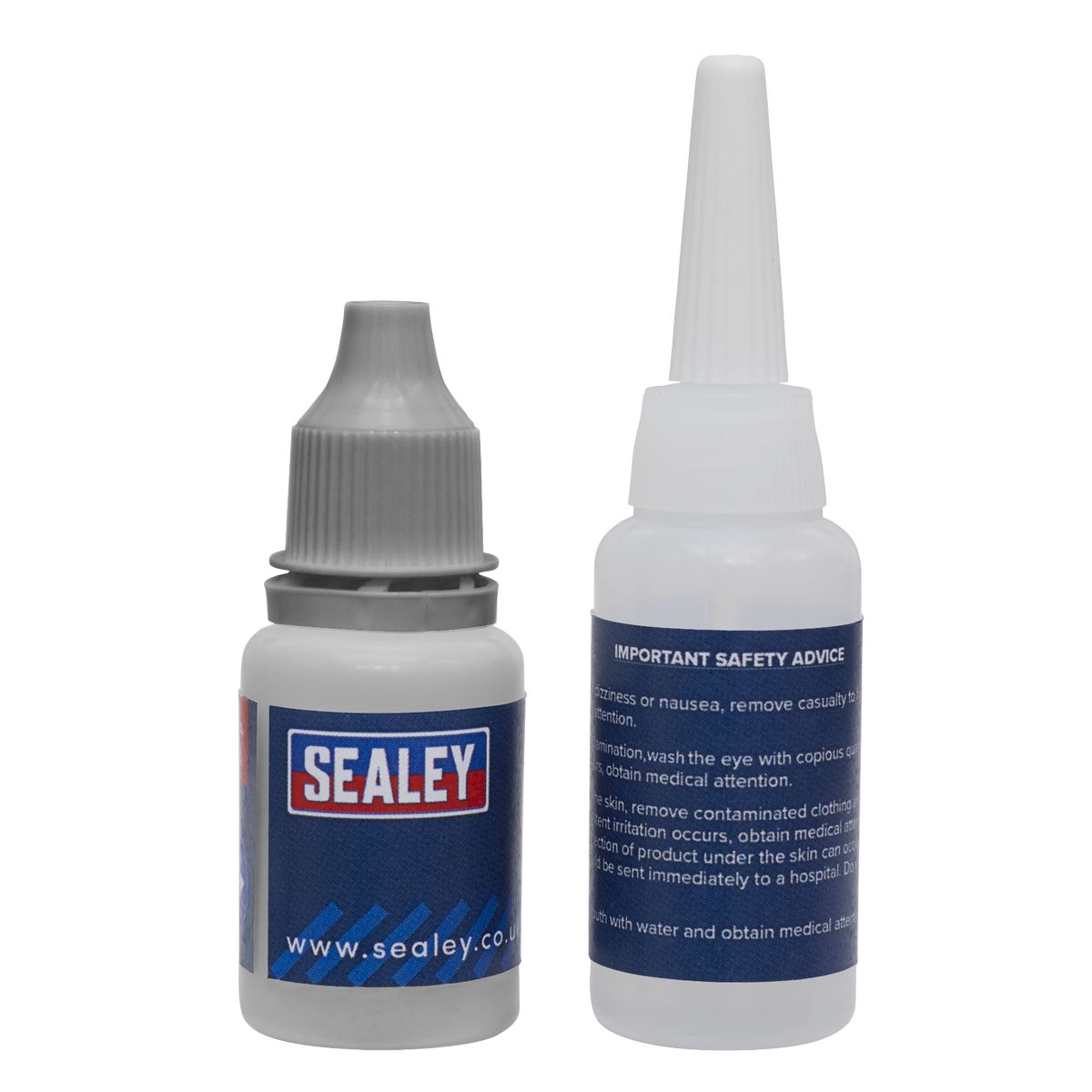 Sealey Fast Fix Filler and Adhesive Two Part Repair System Grey 