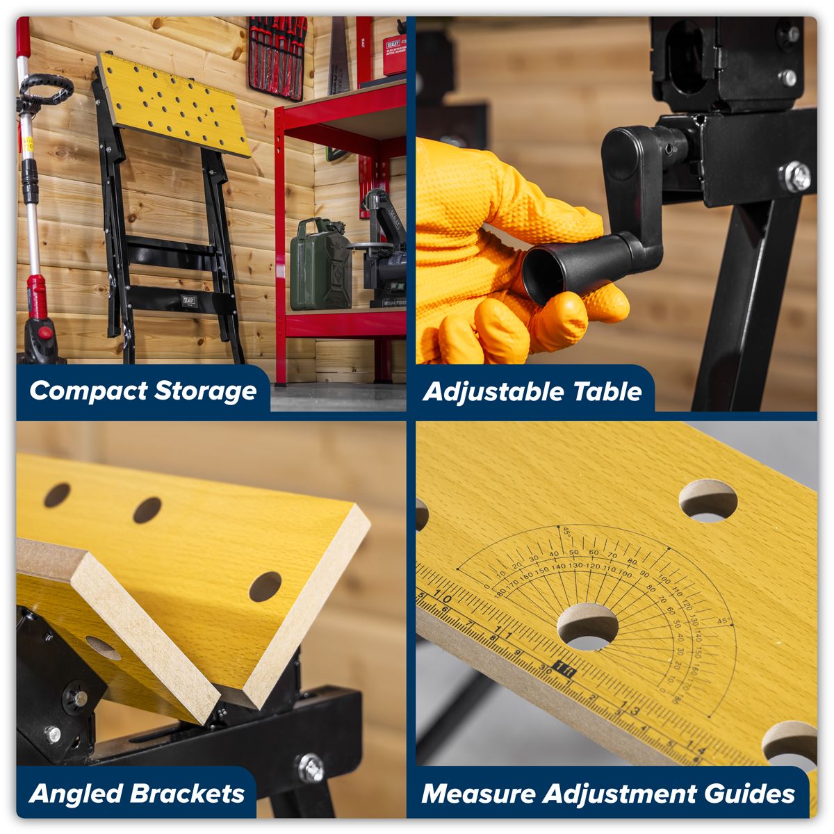Sealey Tilt & Clamp Folding Workbench