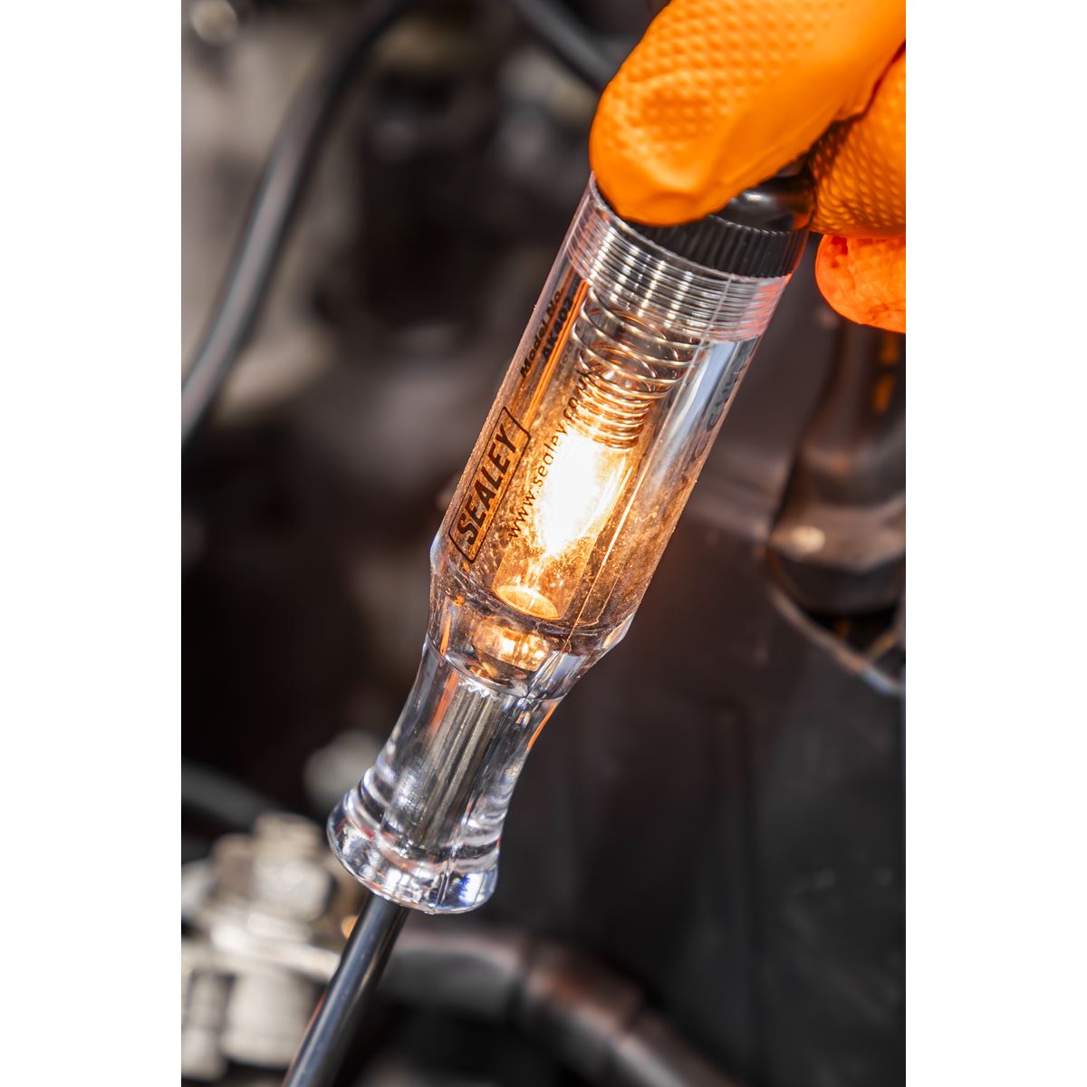 Sealey Circuit Tester with Test Light 6-24V Insulated 1.5cm Cable 