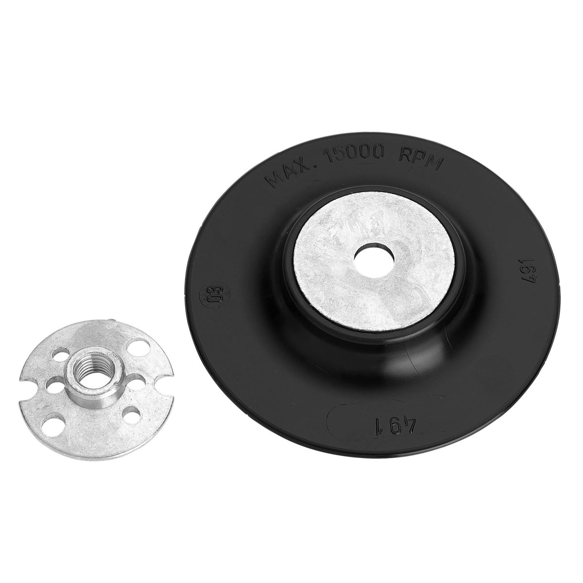 Draper Grinding Disc Backing Pad 100mm 58608  White Rose Tools