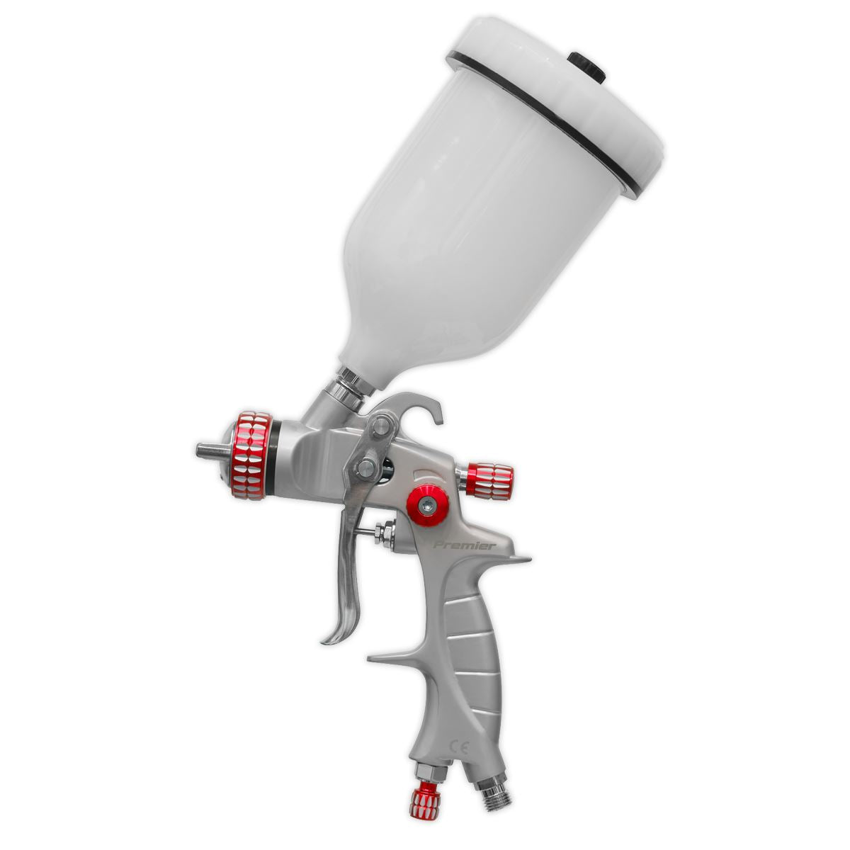 Sealey Premier HVLP Gravity Feed Spray Gun - 1.3mm Set-Up