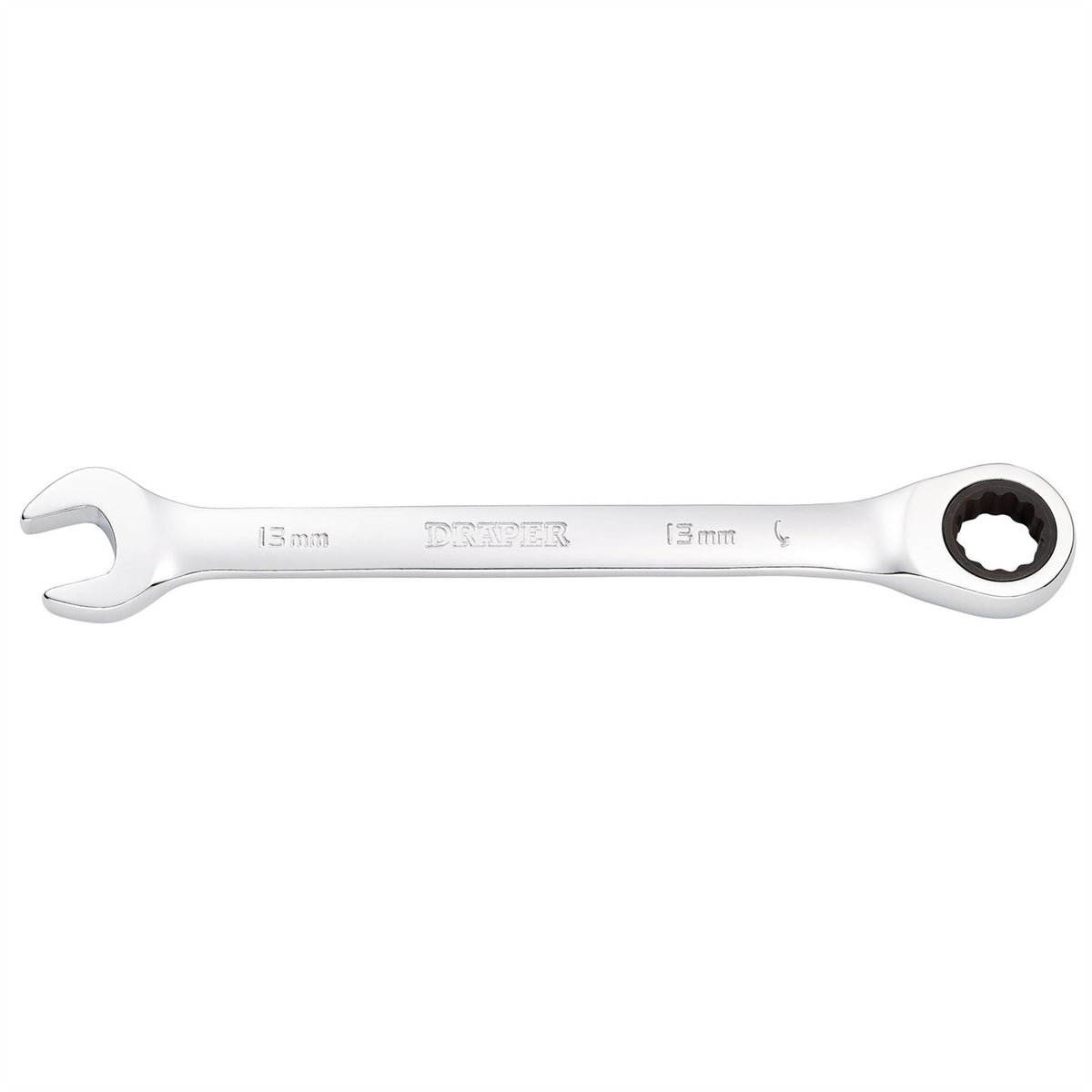 Draper Metric Ratcheting Combination Spanner 13mm 31010  White Rose Tools