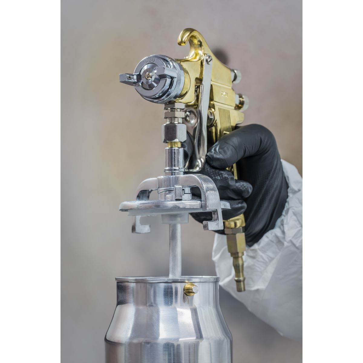 Sealey Spray Gun Professional Suction Feed - 1.8mm Set-Up 