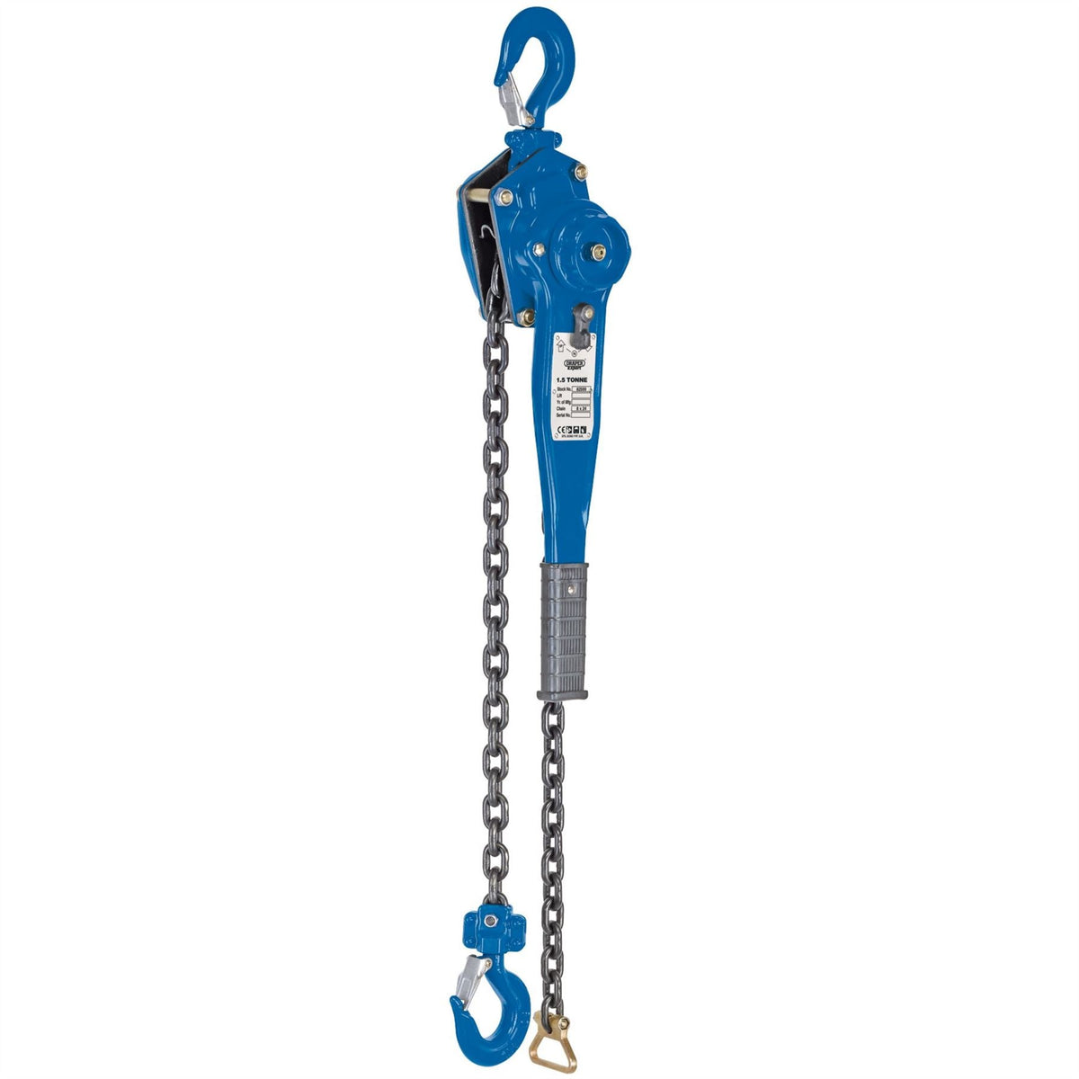 Draper Expert Chain Lever Hoist 1.5 Tonne 82599  White Rose Tools