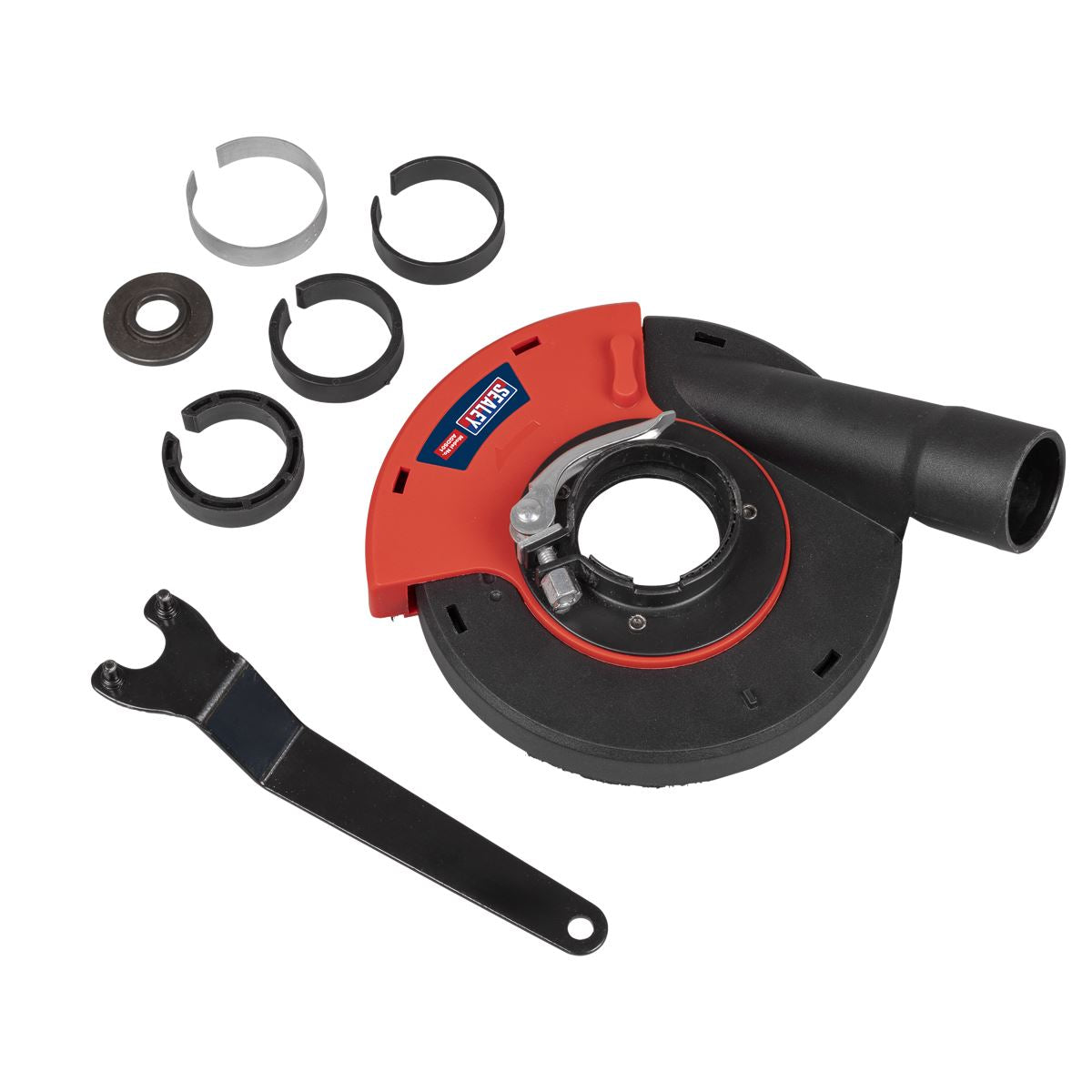 Sealey Adjustable Angle Grinder Dust Shroud  White Rose Tools
