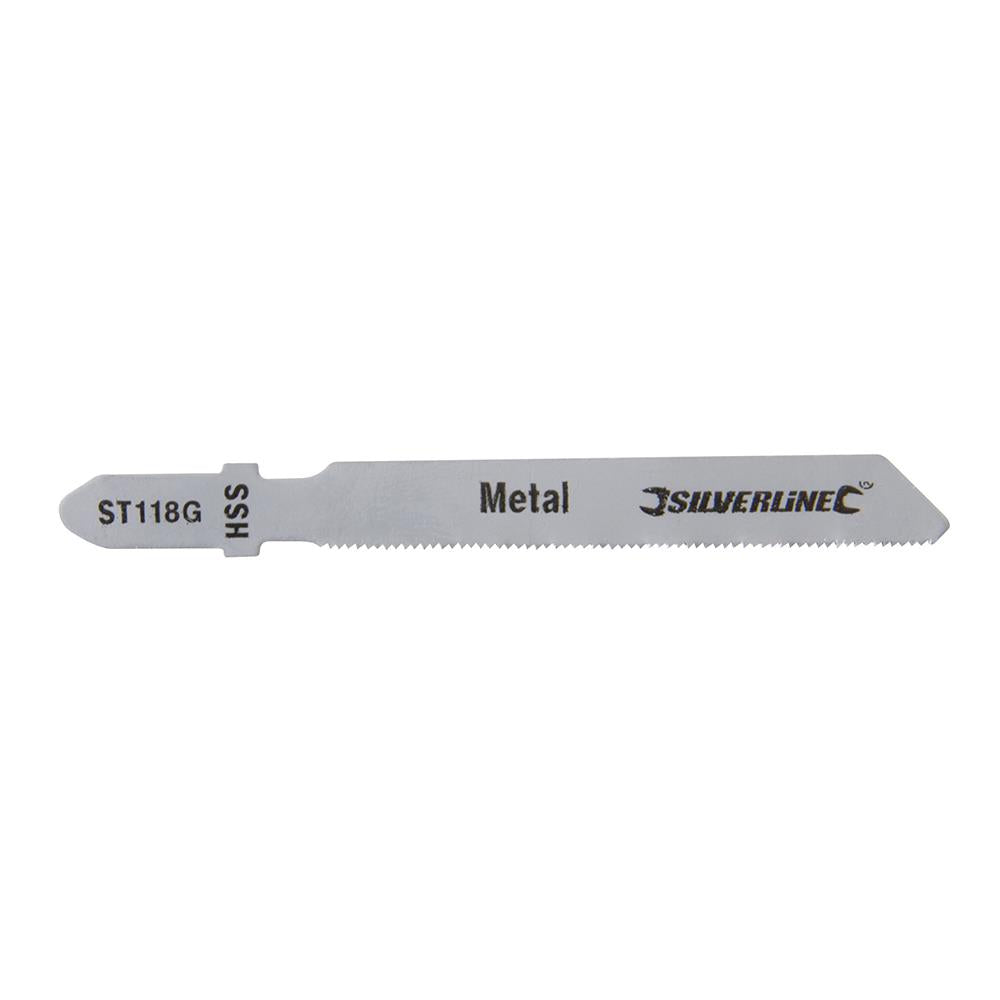 Silverline Jigsaw Blades for Metal 5pk ST118G 234320