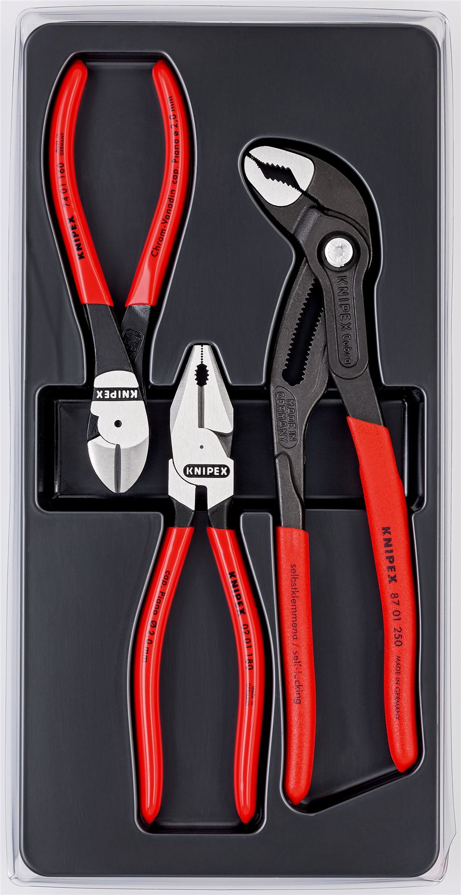 Knipex Power Set 3 Piece Pliers Set 00 20 10