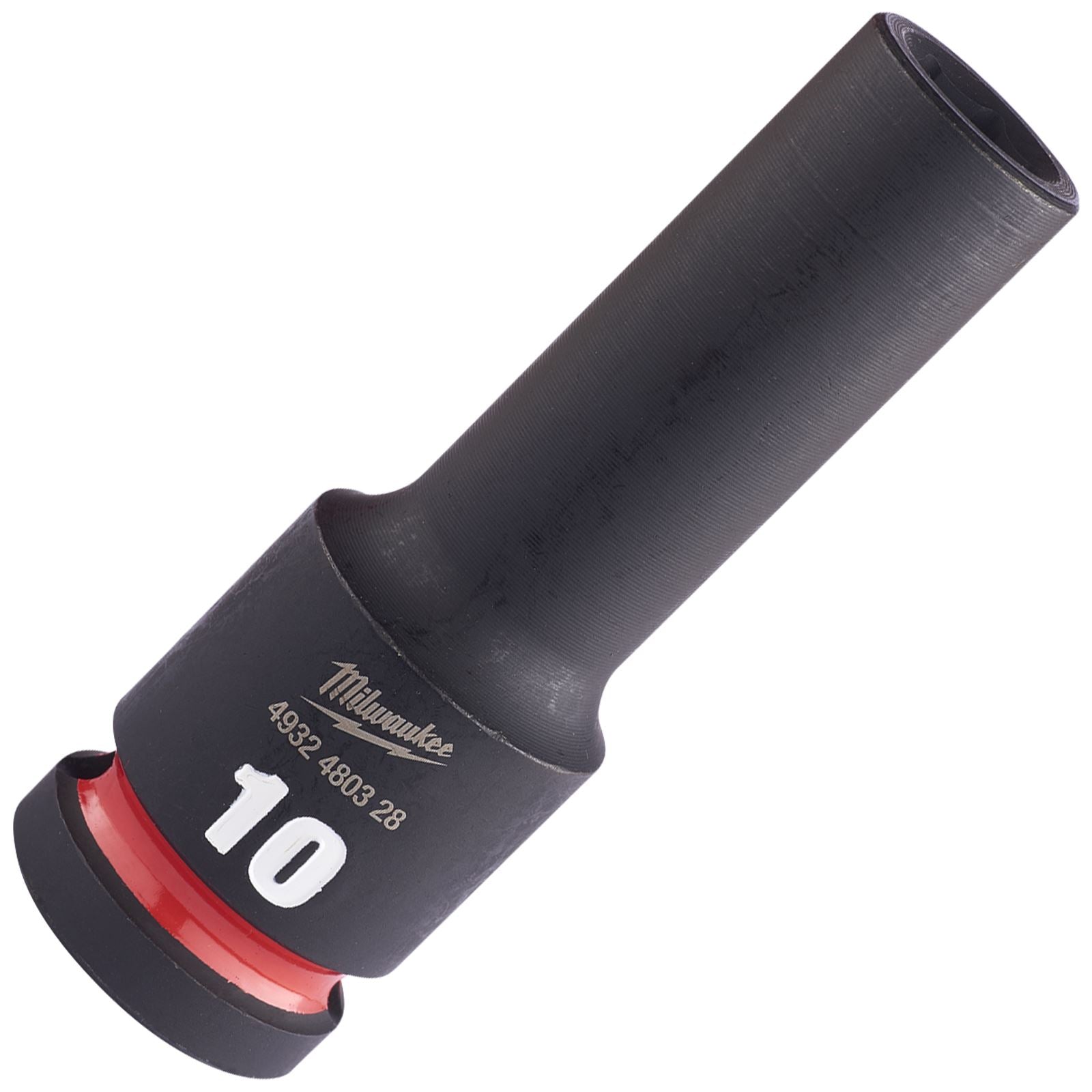 Milwaukee Impact Sockets Deep 1/2" Drive 8-36mm SHOCKWAVE Impact Duty 