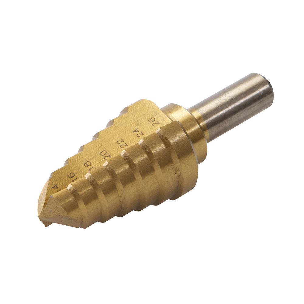 Silverline Titanium-Coated HSS Step Drill 14-26mm 