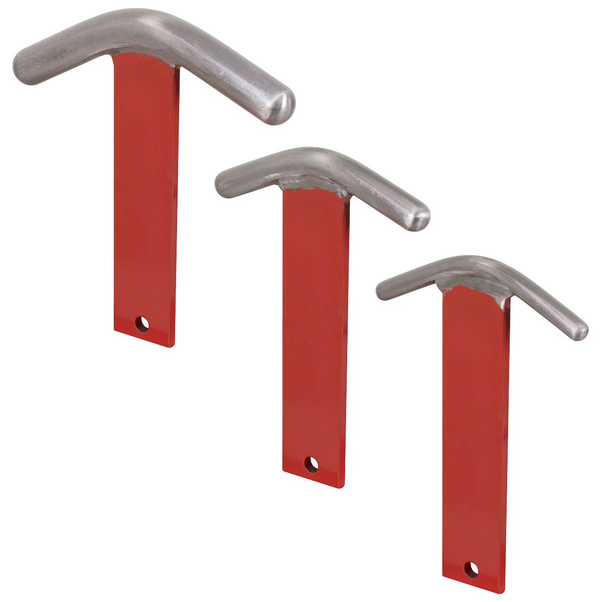 Sealey Curved T-Dollies for Sheet Metal Forming  White Rose Tools