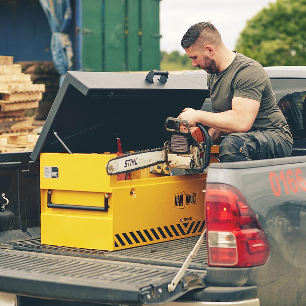 Van Vault Outback Secure Tool Storage Box 60kg 1340 x 530 490mm S10820