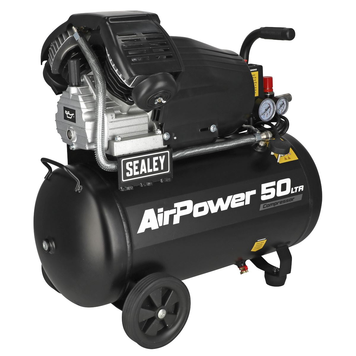 Sealey 50L V-Twin Direct Drive Air Compressor 3hp