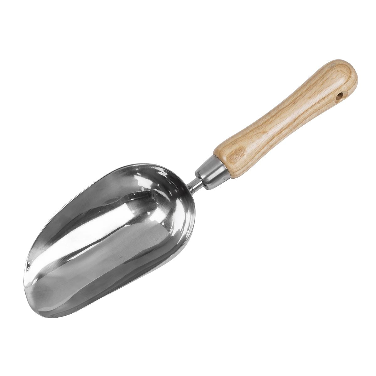 Sealey Premier Garden Scoop with Ash Handle & Stainless Steel Head