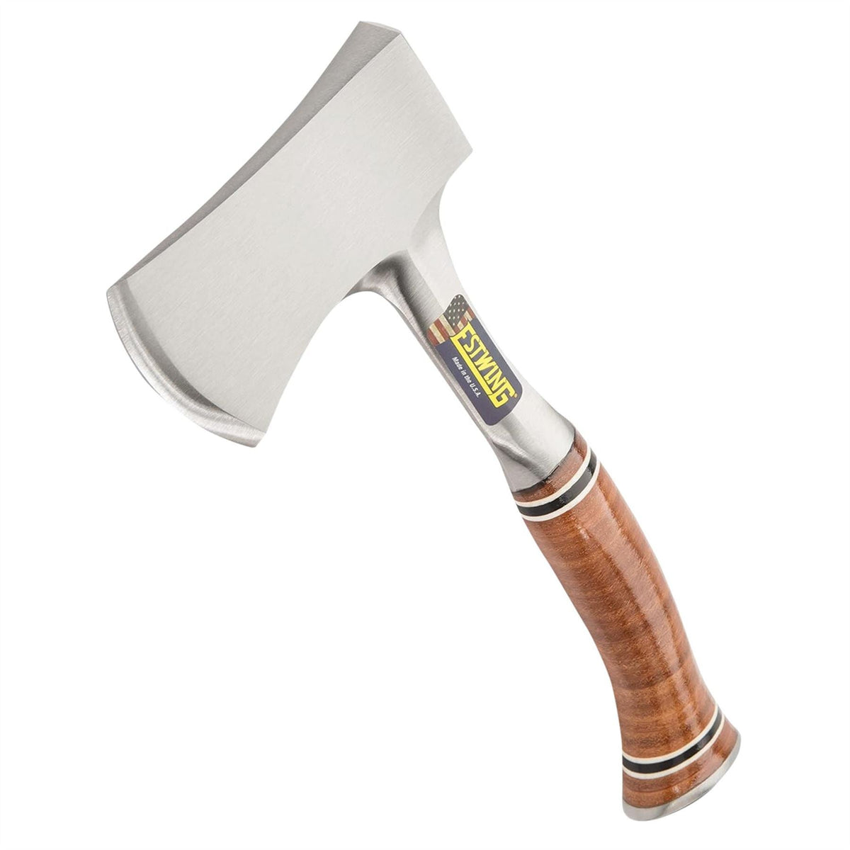 Estwing E14A Sportsman's Axe with Leather Grip 3-1/4"/83mm 23501  White Rose Tools