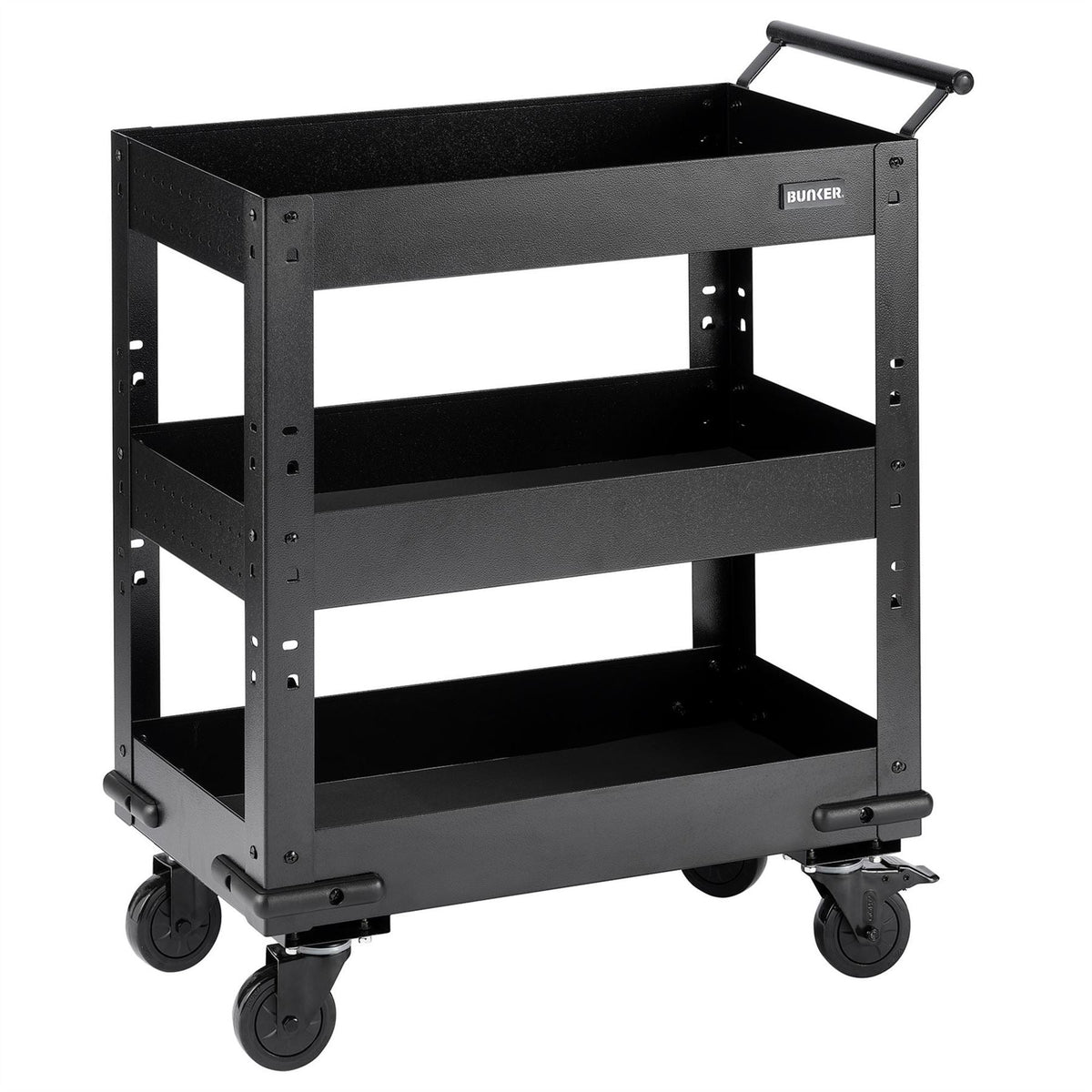 BUNKER 3 Tier Trolley with Pull Handle 714mm 23643  White Rose Tools