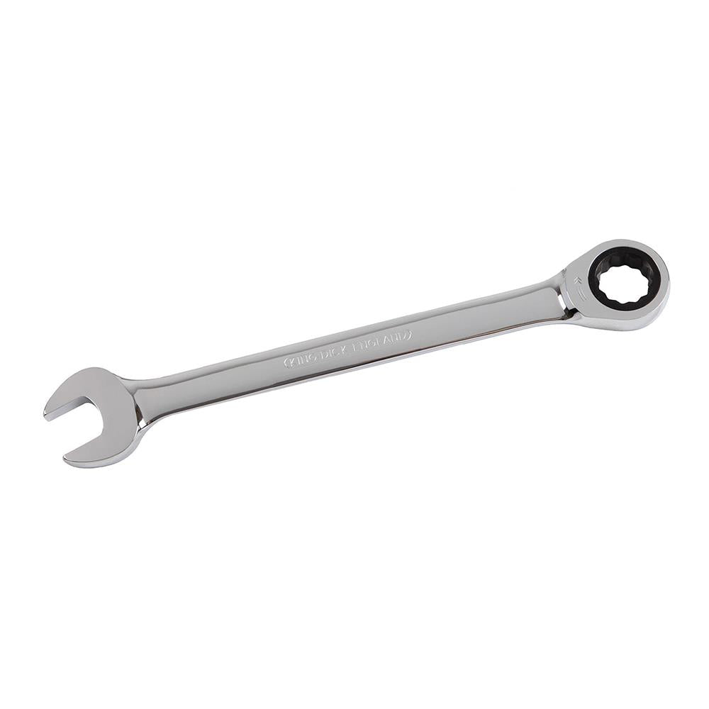 King Dick Ratchet Combination Spanner Wrench Metric - Choose Size  White Rose Tools
