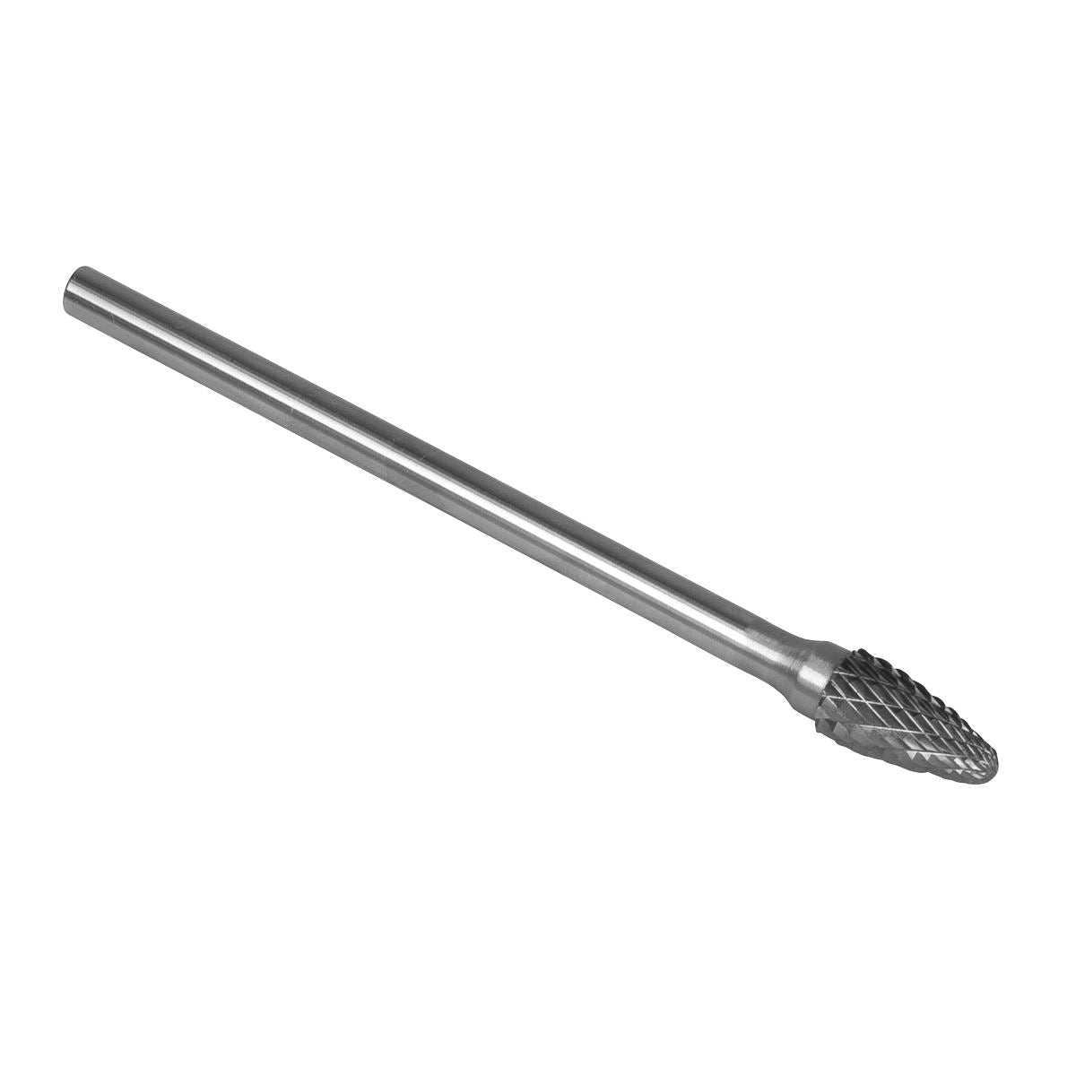 Sealey Tungsten Carbide Rotary Burr Extra-Long Arc Round Nose 10mm  White Rose Tools