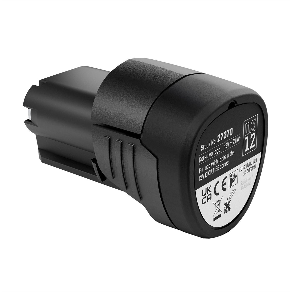 Draper DXPULSE 12V 2.0Ah Li-ion Battery 27370  White Rose Tools