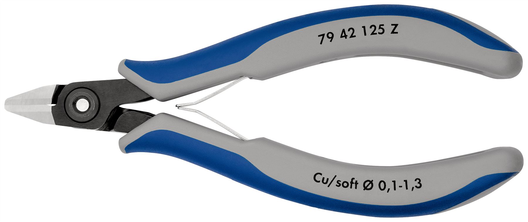 KNIPEX Precision Electronics Diagonal Cutter Cutting Pliers 125mm Multi Component Grips 79 42 125 Z