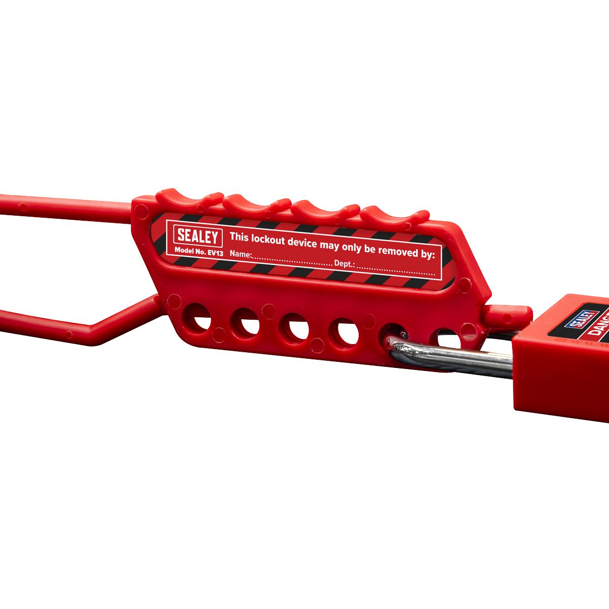 Sealey Insulation Safety Lockout Hasp  White Rose Tools