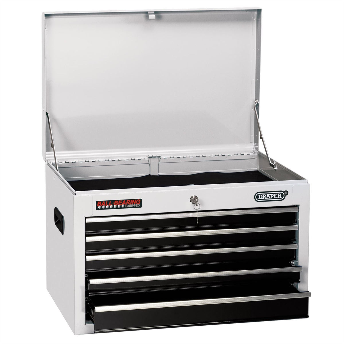 Draper Tool Chest 5 Drawer 26" White 35738  White Rose Tools