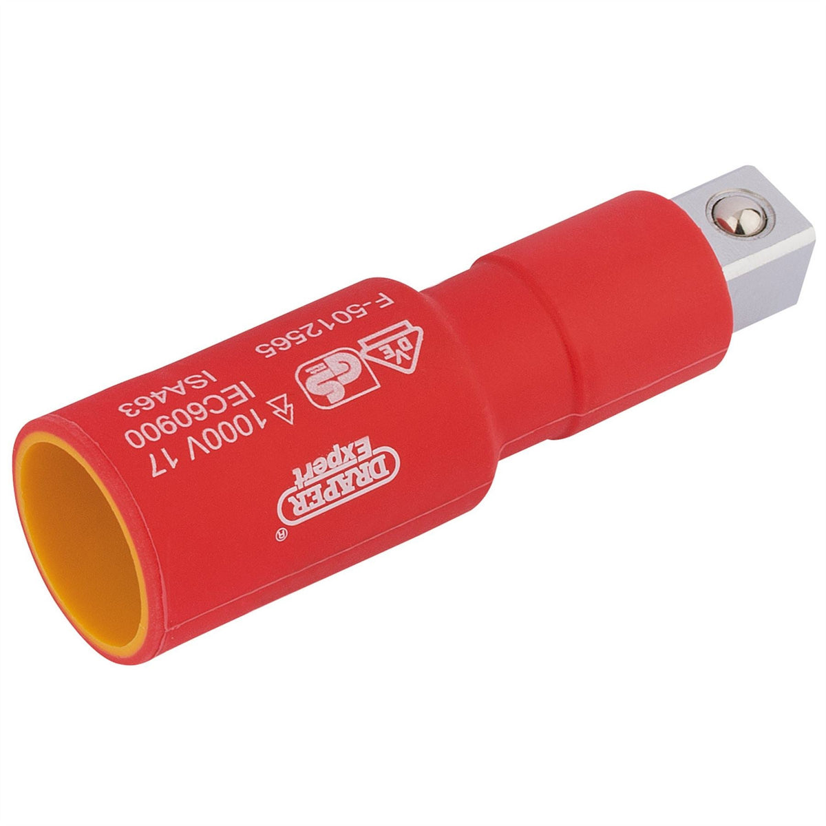 Draper Expert VDE Approved Fully Insulated Extension Bar 1/2" Sq. Dr. 75mm 32103  White Rose Tools