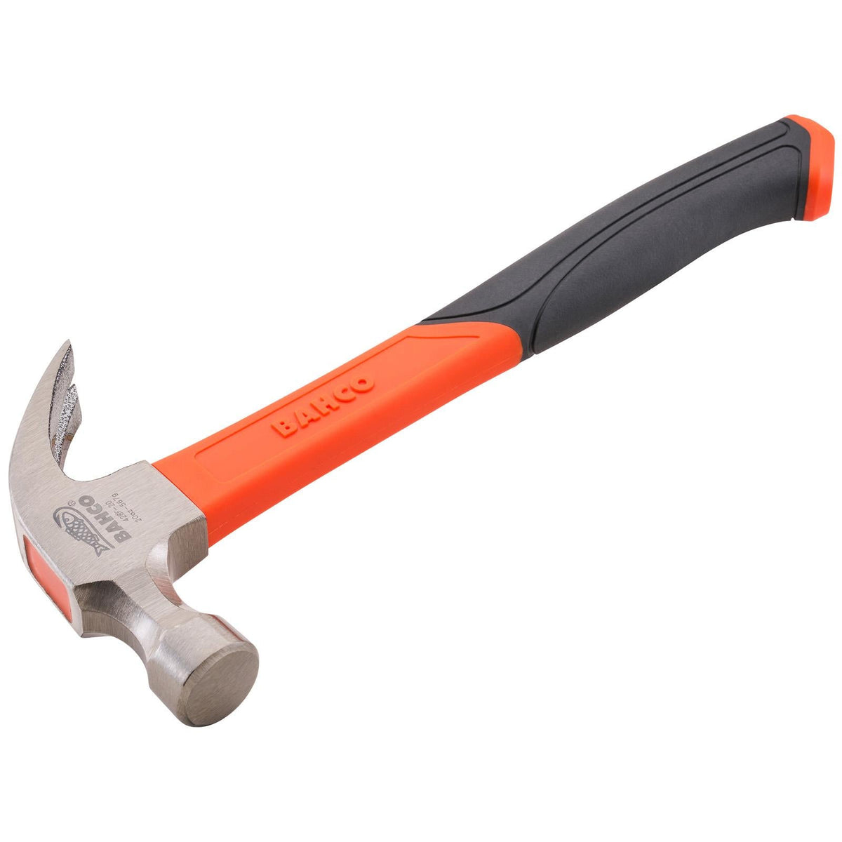 Bahco 567g (20oz) Fibreglass Claw Hammer 428F-20  White Rose Tools