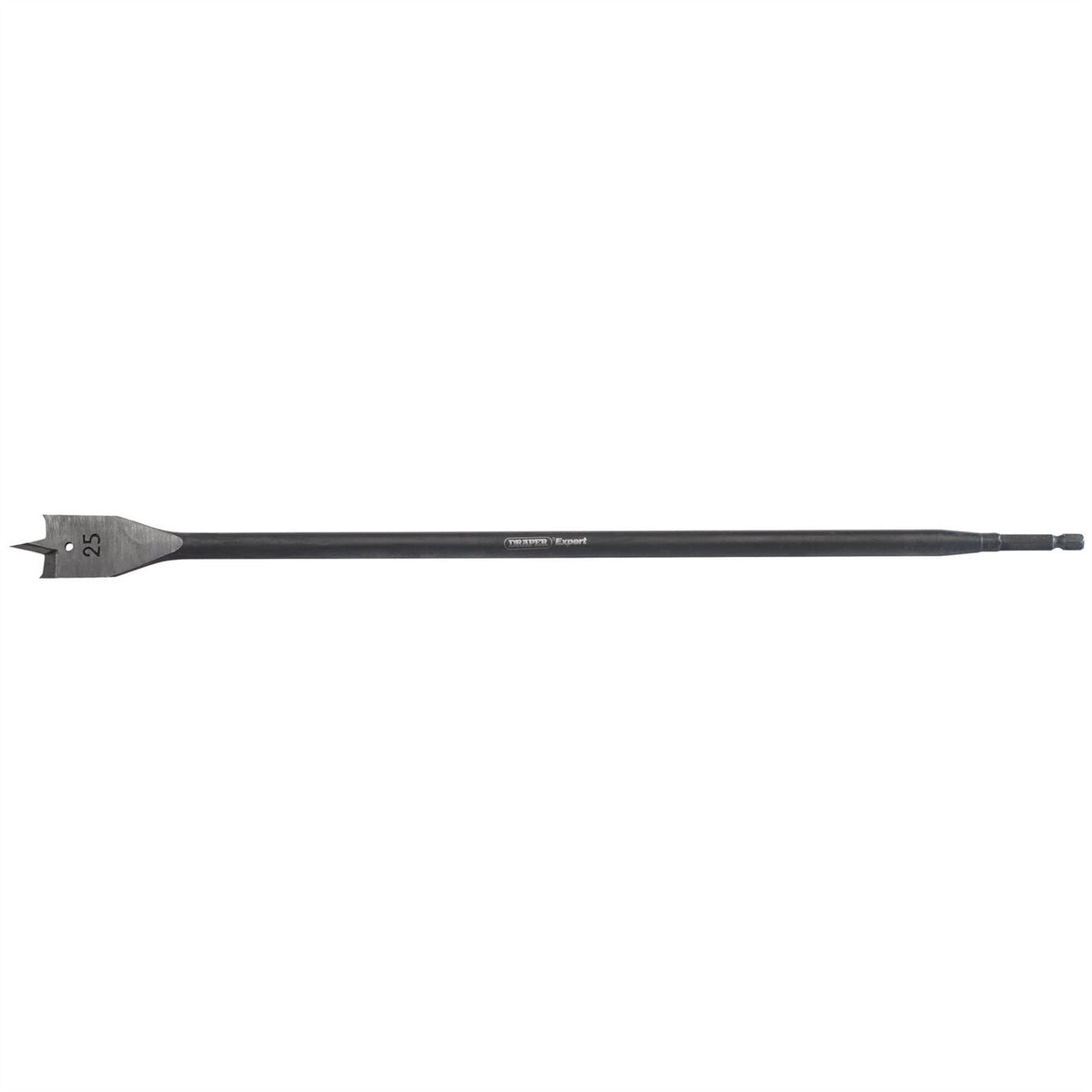 Draper Expert Extra Long Flat Wood Bit 25 x 405mm 67800  White Rose Tools