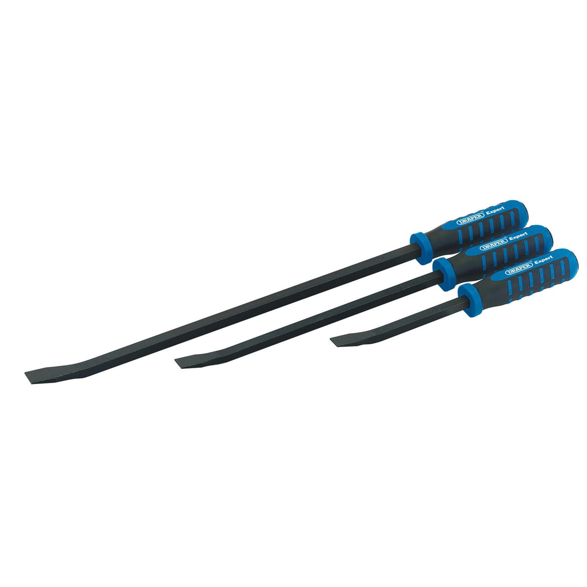Draper Expert Soft Grip Pry Bar Set (3 Piece) 88636  White Rose Tools