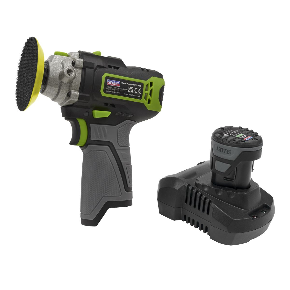 Sealey Cordless Polisher Ø75mm 10.8V 2Ah SV10.8 Series
