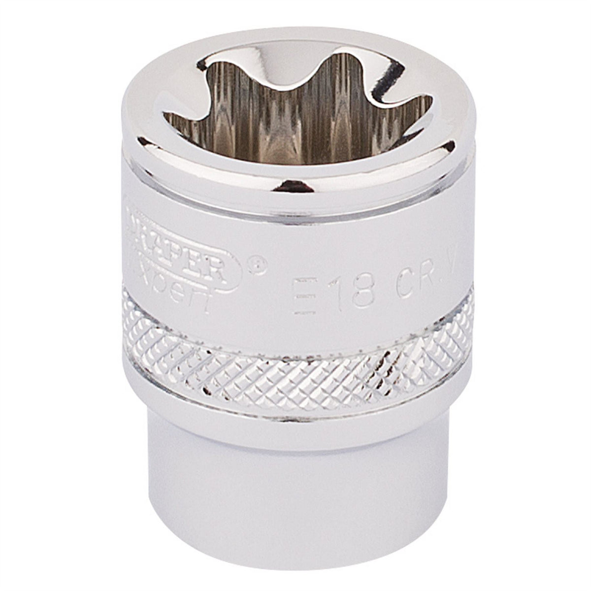 Draper Expert TX-STAR® Socket 3/8" Sq. Dr. E18 34207  White Rose Tools
