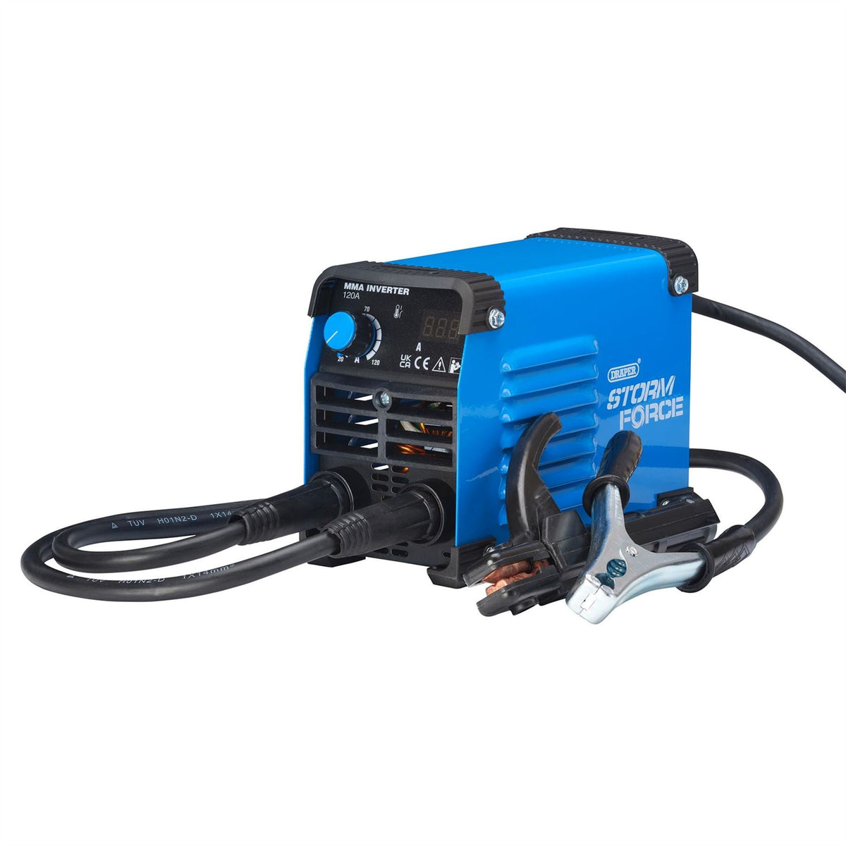 Draper Storm Force MMA Inverter Welder 120A 70042  White Rose Tools