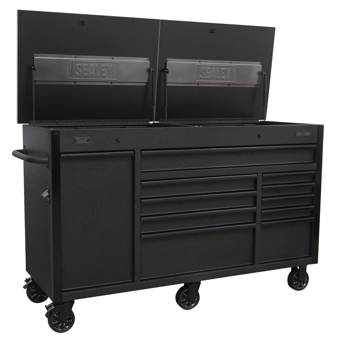 Sealey Superline Pro Mobile Tool Cabinet 1600mm with Power Tool Charging Drawer 
