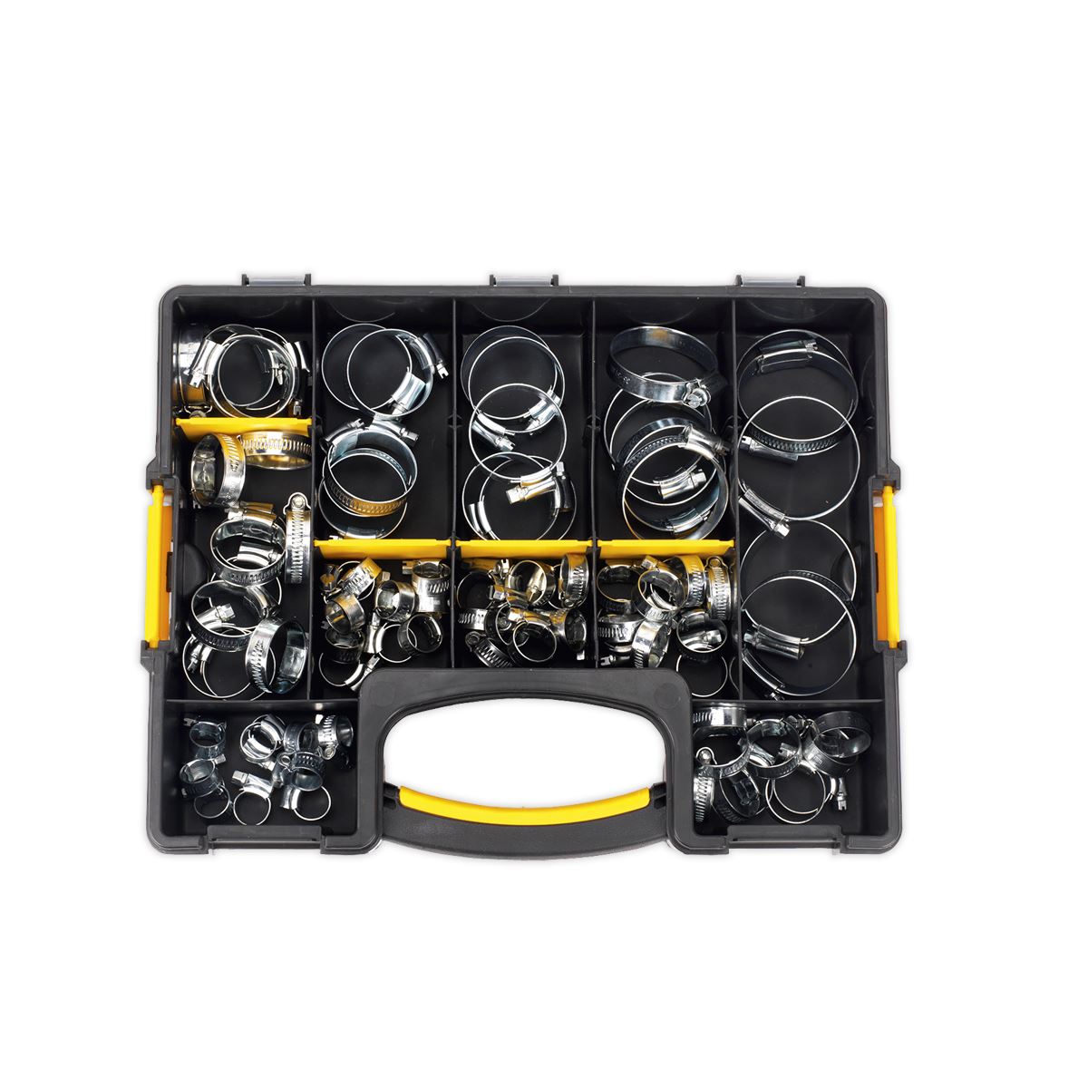 Sealey Hose Clip Assortment 85pc Ø8-57mm