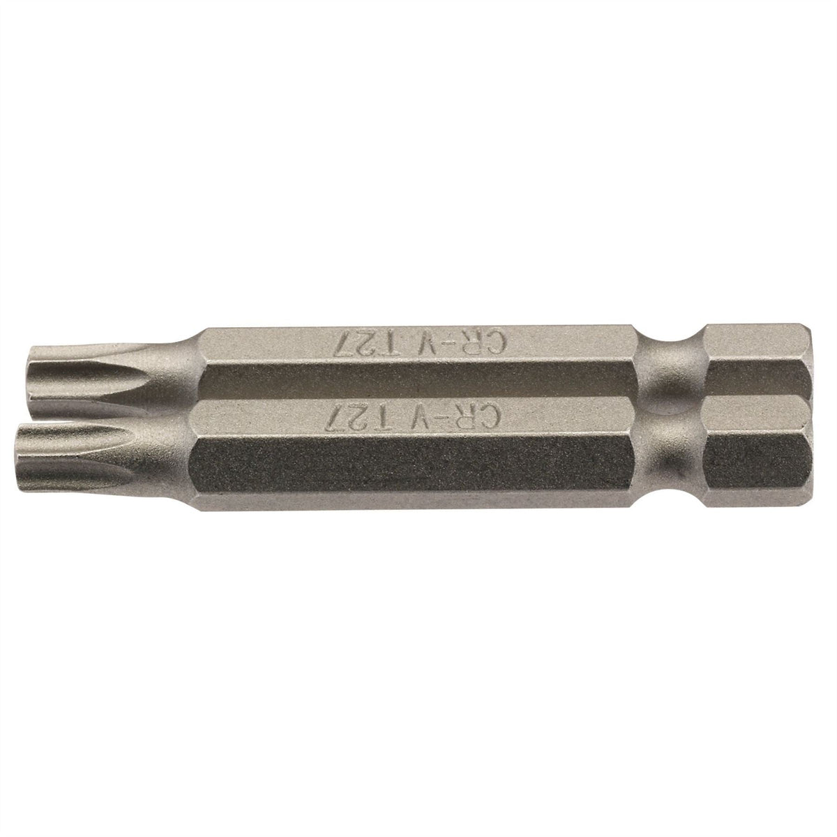 Draper TX-STAR® Insert Bit 1/4" Hex 50mm Long T27 (Pack of 2) 66490  White Rose Tools