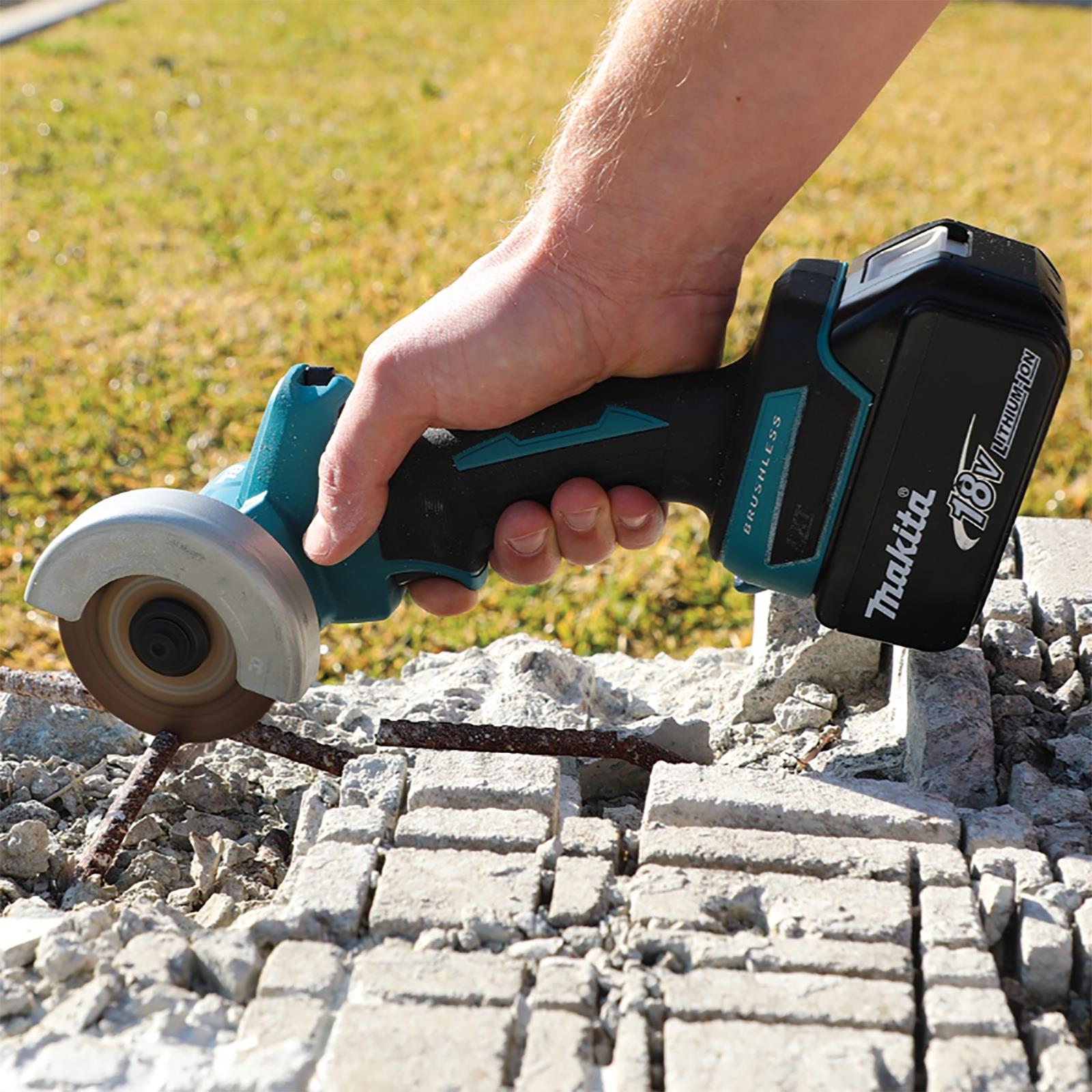 Makita Compact Disc Cutter Grinder 76mm 18V LXT Brushless Cordless DMC300Z Body Only