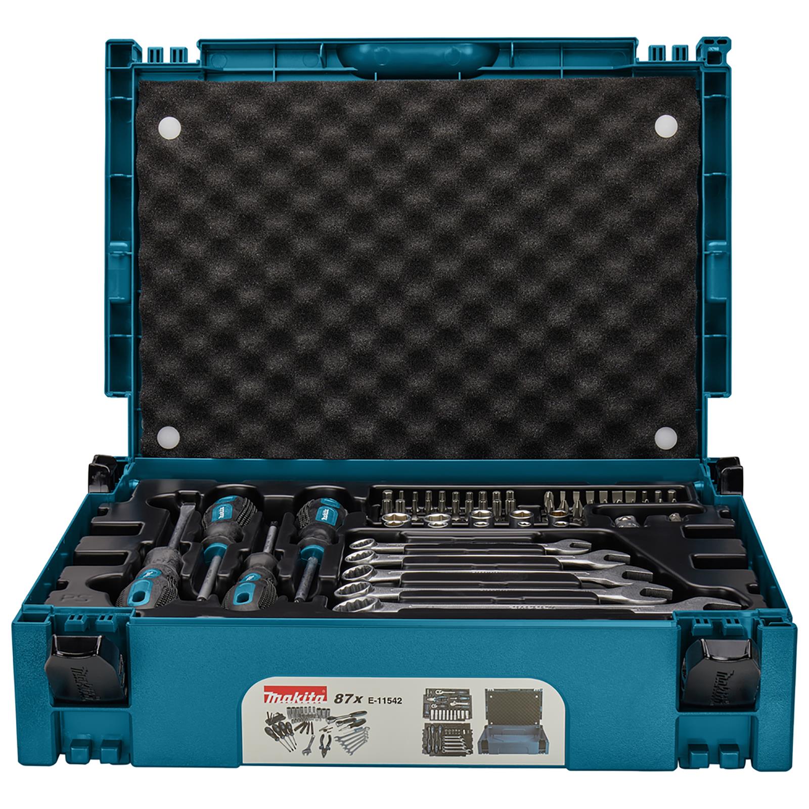 Makita Mechanics Tool Set in Makpac Case 87 Piece E-11542