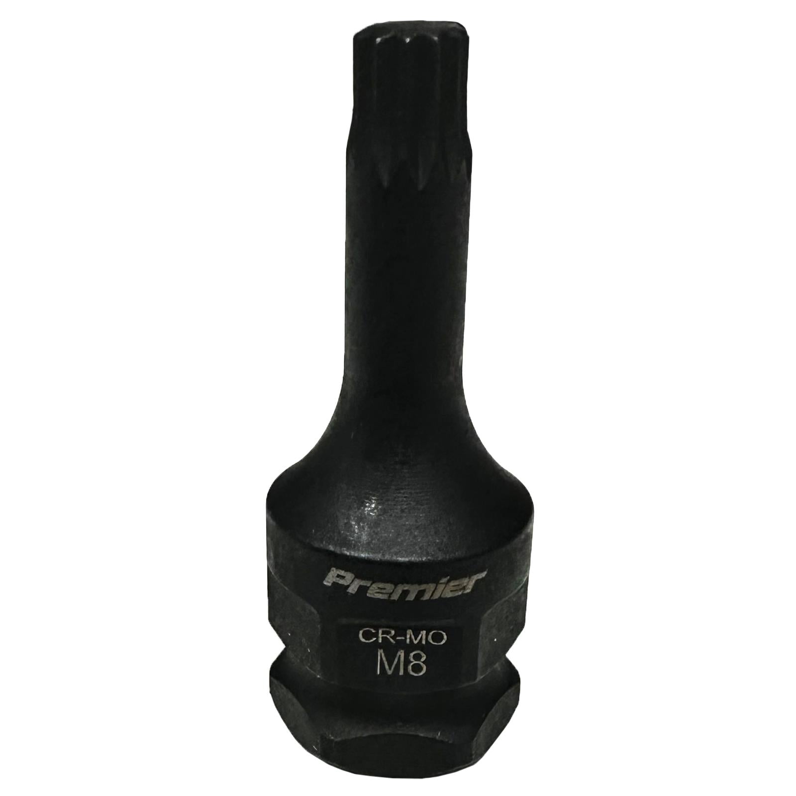 Sealey Impact Socket M8 Spline Bit 3/8" Drive Wrench Garage Workshop