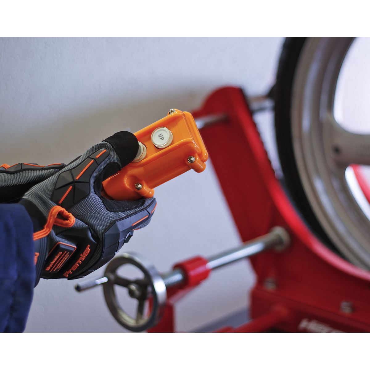 Sealey Heavy-Duty Electro/Hydraulic Motorcycle Lift 680kg Capacity 