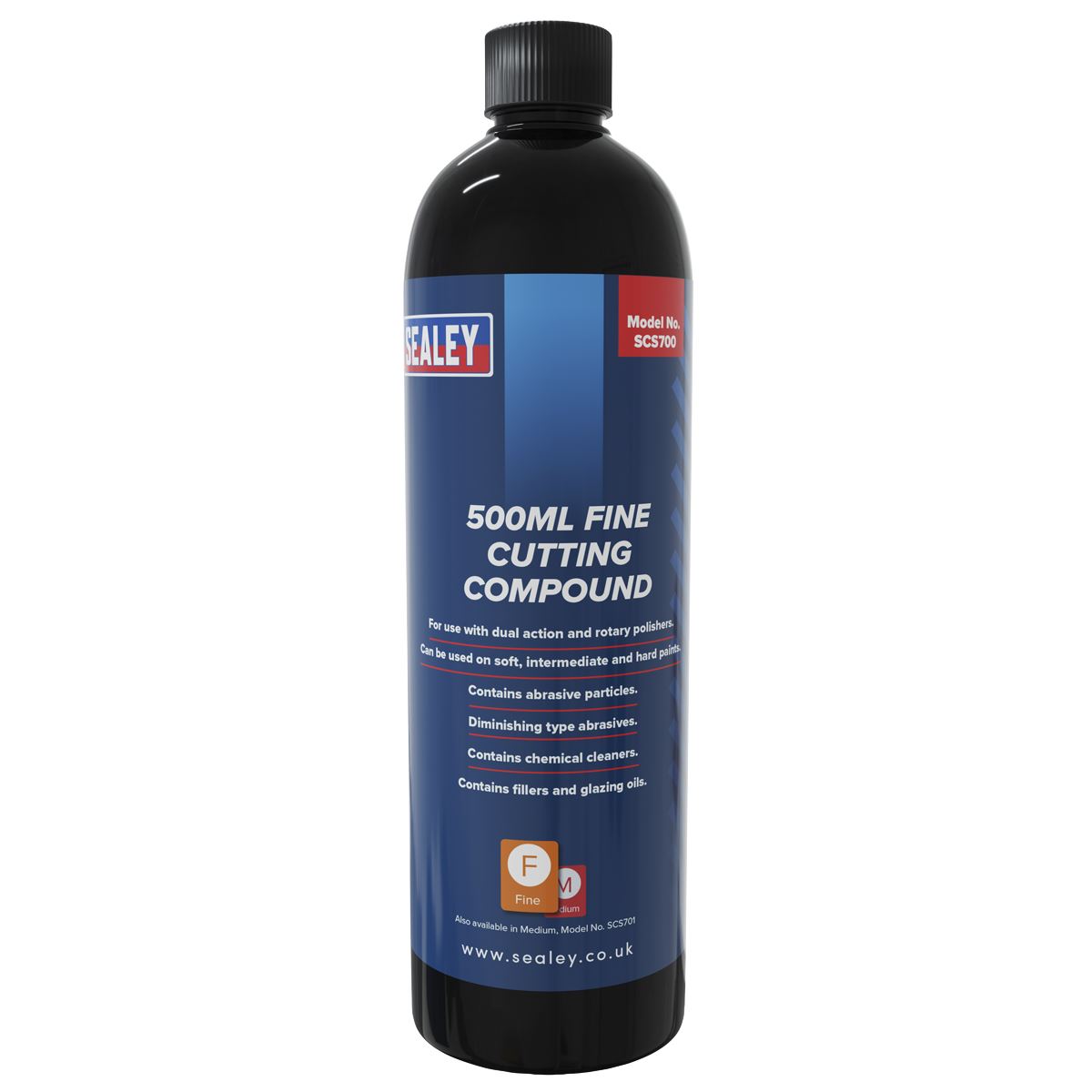 Sealey Cutting Compound Fine 500ml Polishing