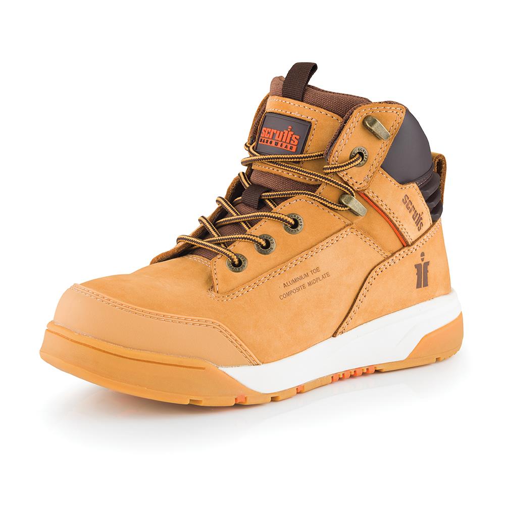 Scruffs Women's Switchback Safety Boots Tan - Choose Size  White Rose Tools