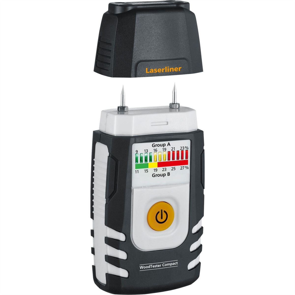 Laserliner 082.004E WoodTester Compact Wood Moisture Instrument 31903  White Rose Tools