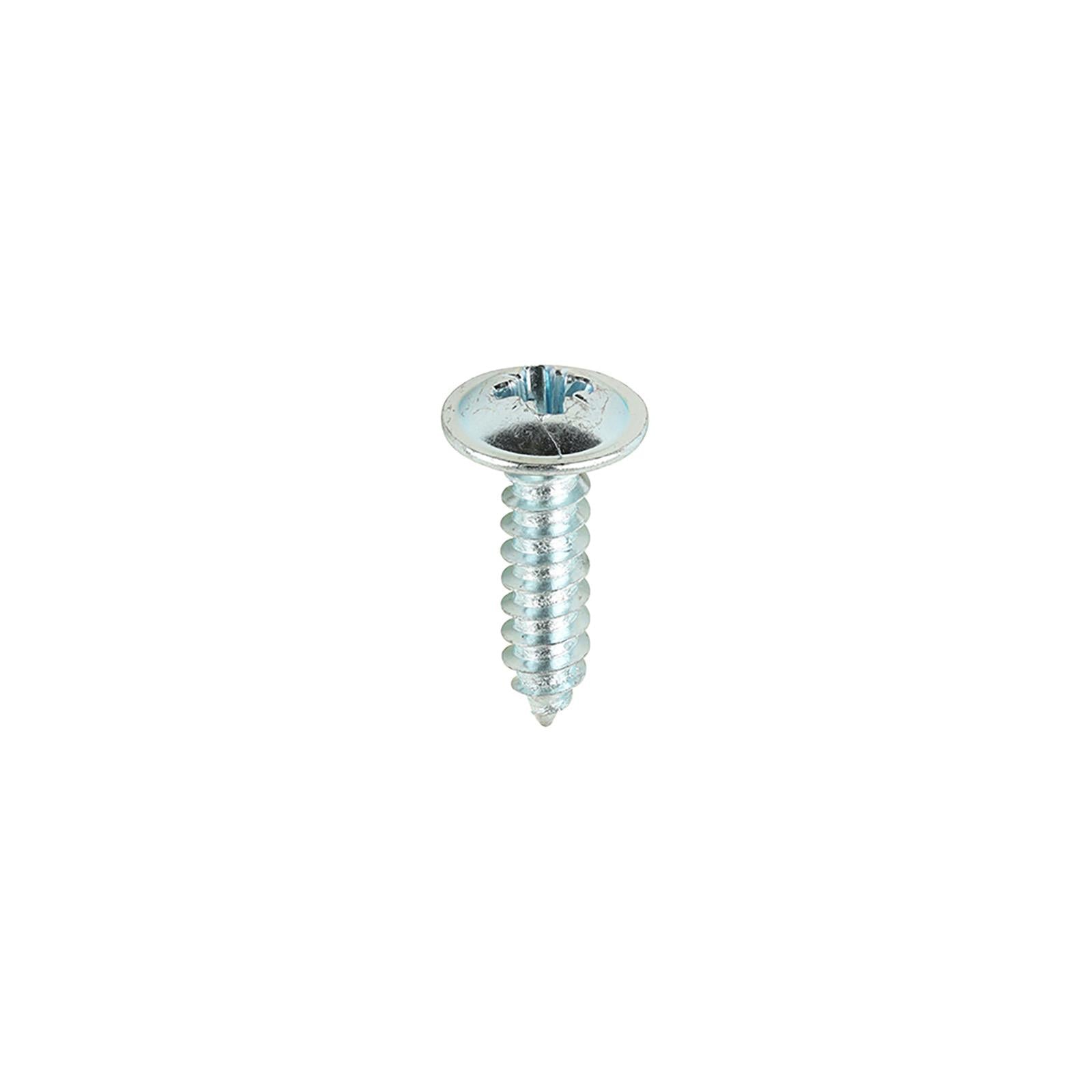 TIMCO Self Tapping Screws Flange Head Zinc Pozi - Choose Size