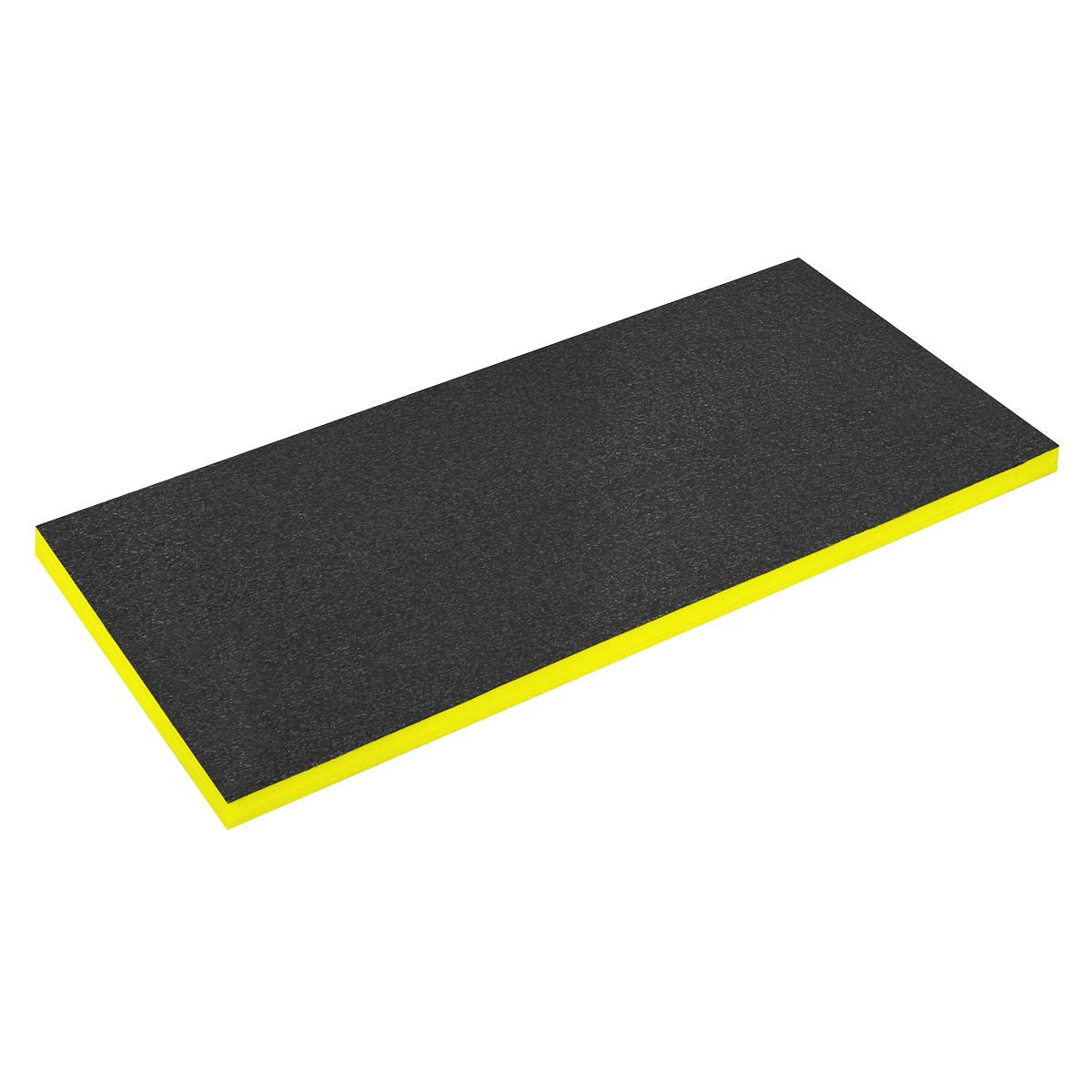 Sealey Easy Peel Shadow Foam® 1200 x 550 x 50mm - Yellow/Black  White Rose Tools