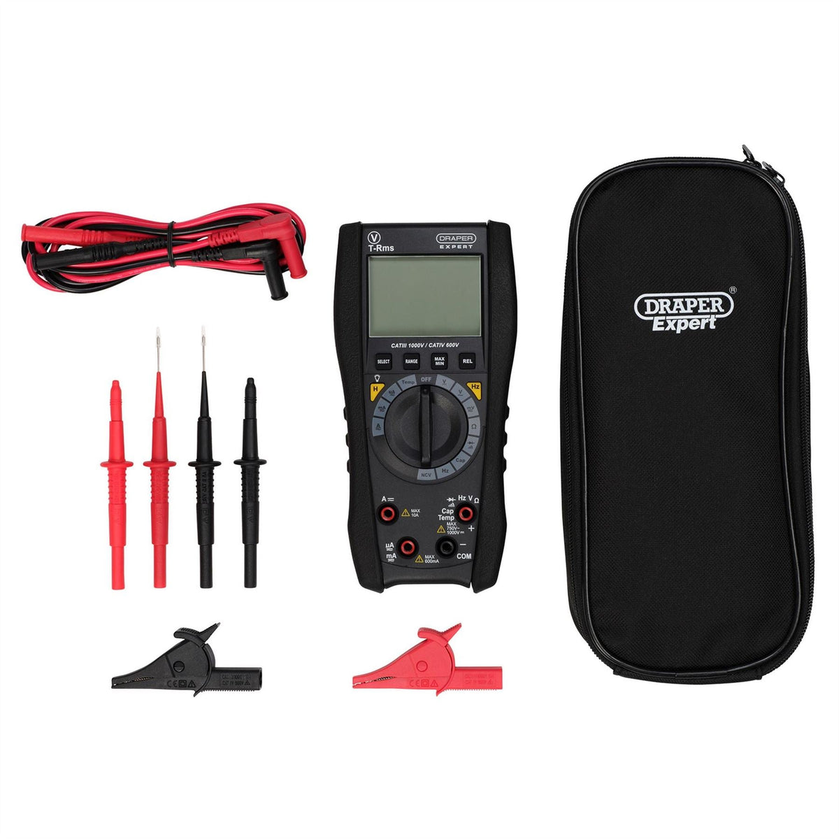 Draper Expert Digital Multimeter 30629  White Rose Tools