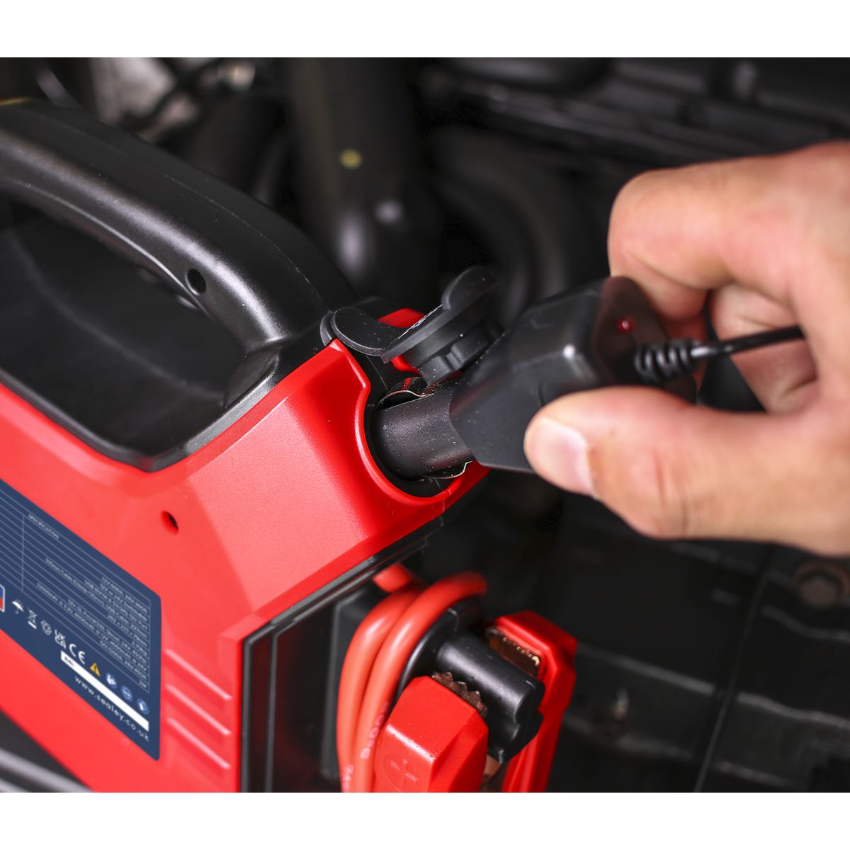 Sealey Jump Starter Power Pack Lithium-ion Phosphate (LiFePo4) 12/24V 1200/600 Peak Amps 