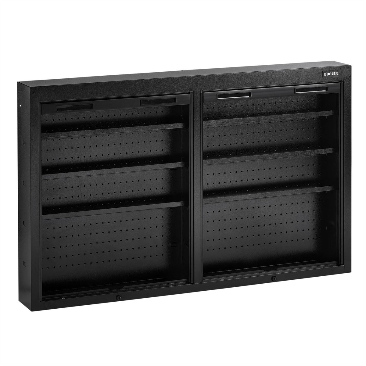 BUNKER Modular Wall Cabinet with Tambour Doors 1360mm 23757  White Rose Tools