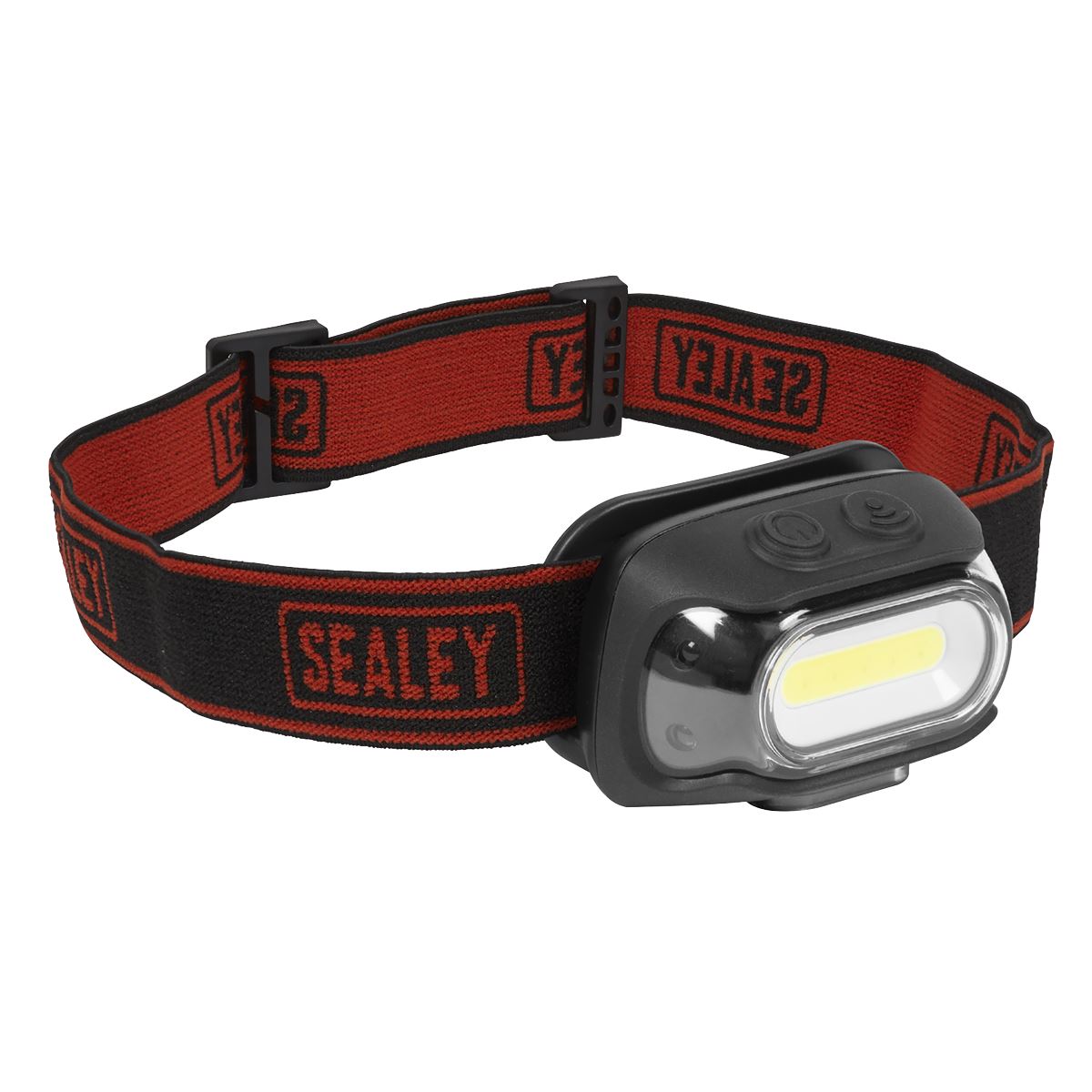 Sealey Rechargeable Head Torch with Auto-Sensor 8W COB LED 