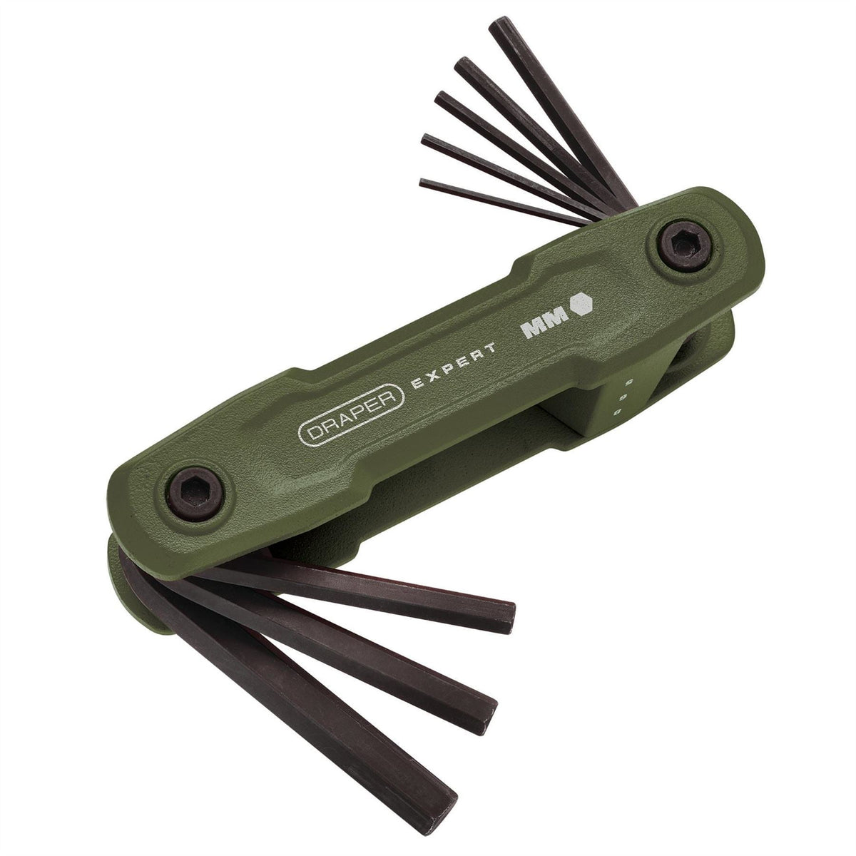 Draper Expert Metric Folding Hex Key Set (8 Piece) 31109  White Rose Tools